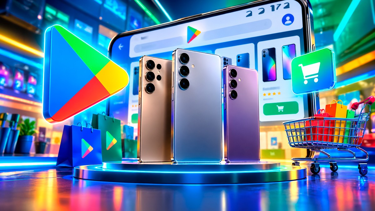 É celular na Play Store! Linha Galaxy S26 começa a ser vendida dentro da plataforma