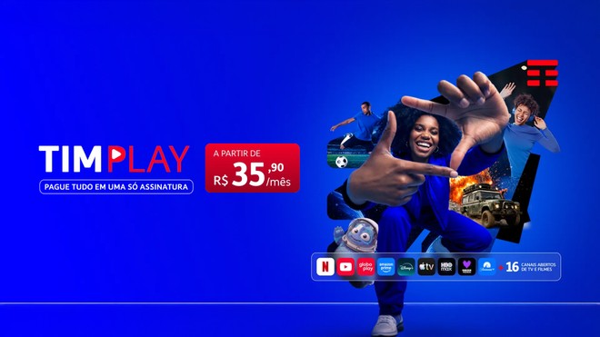 TIM Play reformula planos e unifica serviços de vídeo em cobrança centralizada