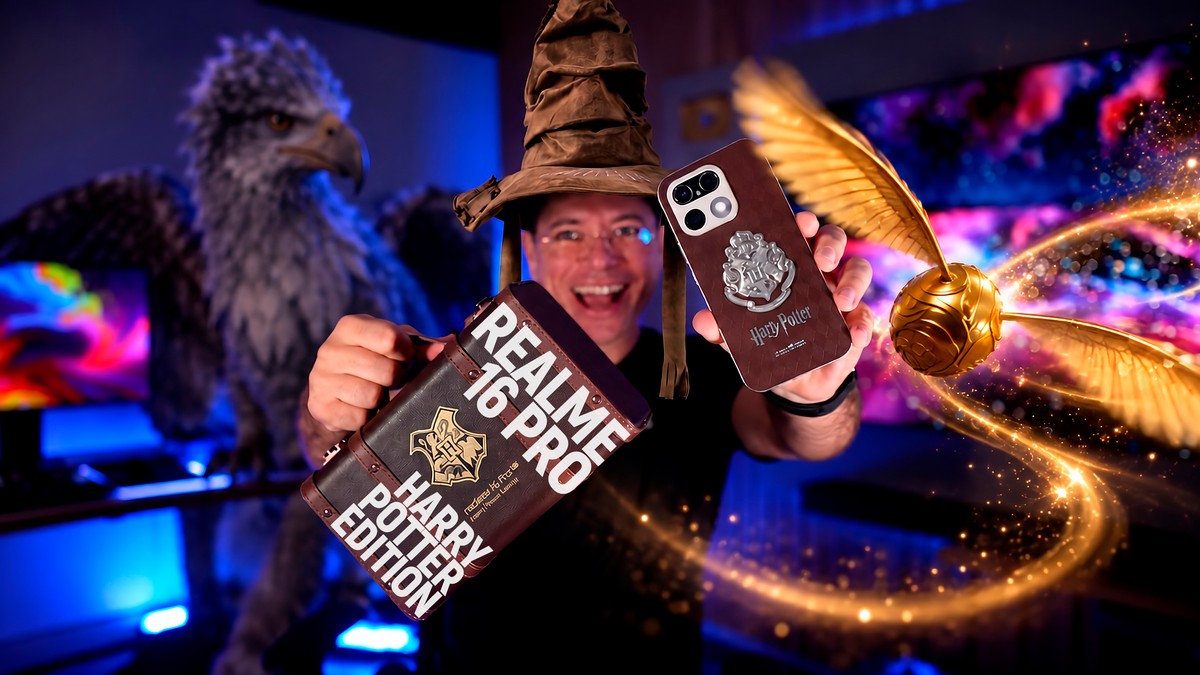 Realme 16 Pro Harry Potter: a magia de Hogwarts em um celular com 200 MP | Hands-On