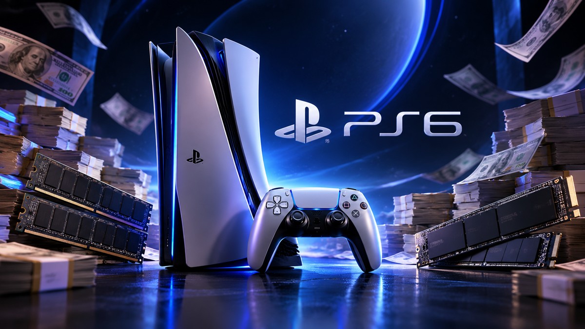 PS6: conjunto de RAM e SSD tem preço assustador e console pode custar uma fortuna