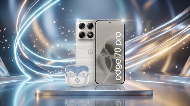 Motorola Edge 70 Pro e Moto Buds 2 Plus com 28% OFF: esse cupom corta preço do combo - Foto
