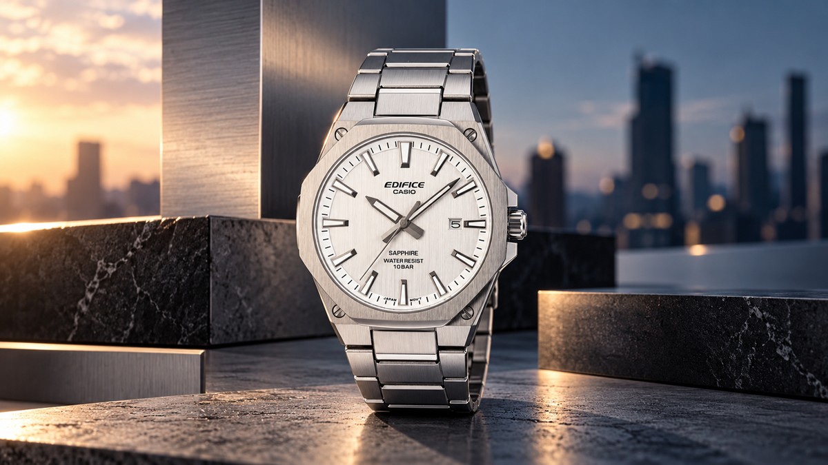 Casio vai lançar novos relógios Edifice EFR-SE108D com visual mais compacto