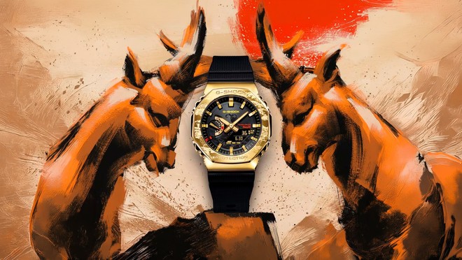 Casio antecipa 2027 e revela novo relógio G-Shock temático do Ano da Cabra com bisel gravado - Foto