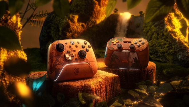 8BitDo anuncia controles para consoles, PC e celulares em edições especiais de Tomb Raider - Foto
