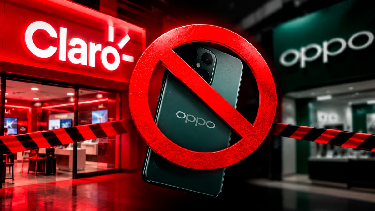 Claro toma atitude drástica e bane OPPO de suas lojas