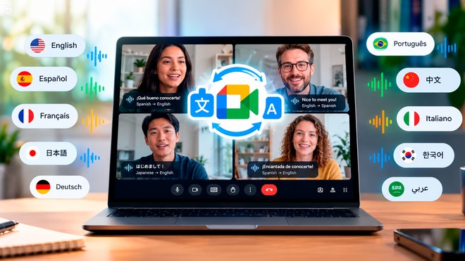 O fim da barreira da língua: Google Meet ganha tradução ao vivo em 63 idiomas - Foto