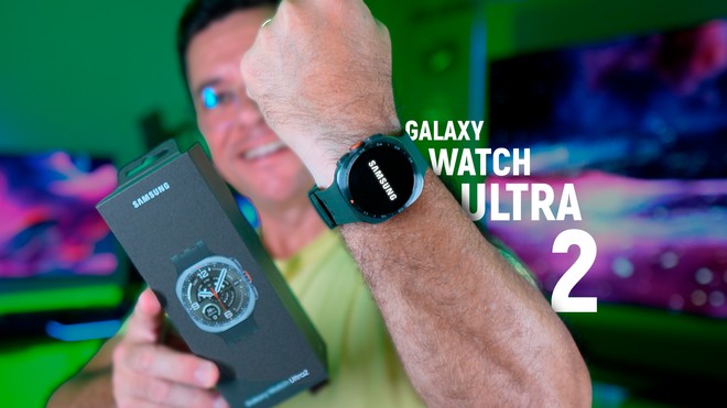 Samsung Galaxy Watch Ultra 2 tem bateria maior e tela ultra genial | Análise / Review