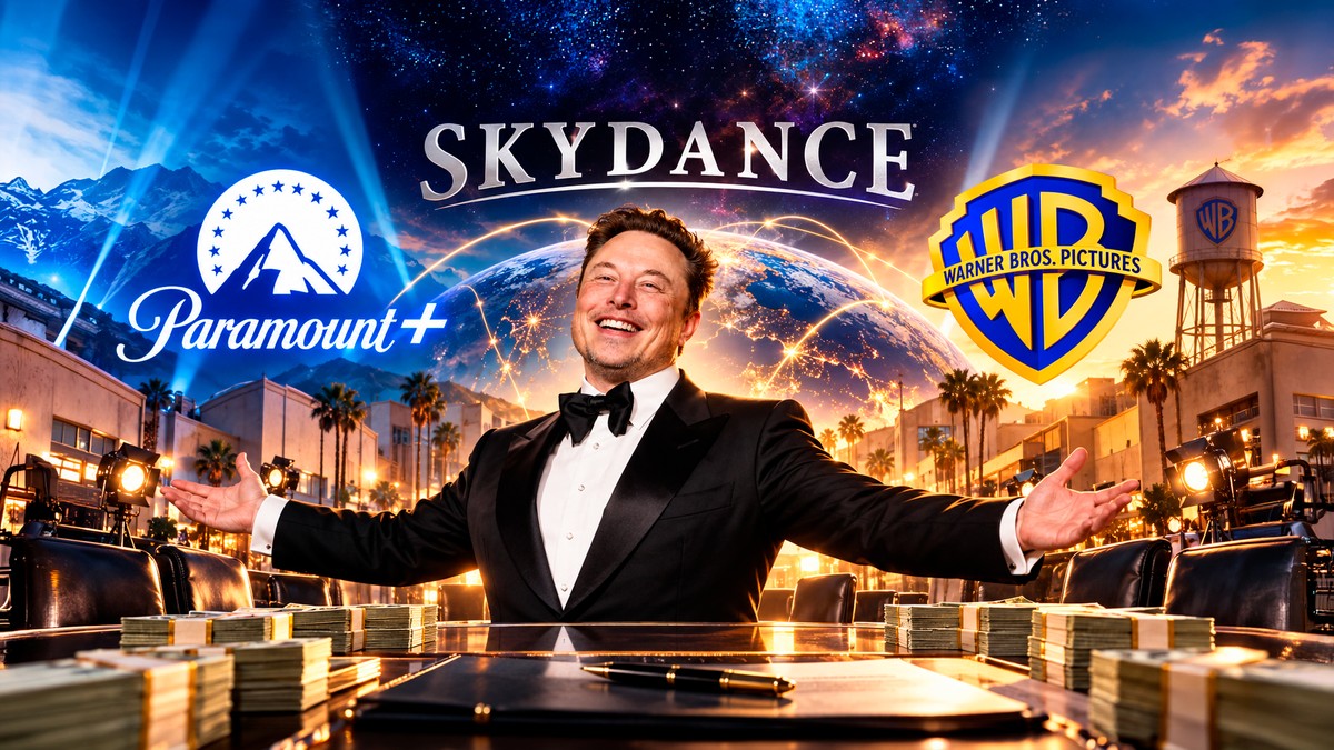 Elon Musk faz investimento bilionário na Skydance após megafusão da Paramount com Warner