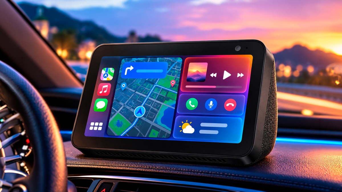 Gambiarra genial: usuário instala Apple CarPlay no Amazon Echo Show