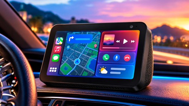 Gambiarra brilhante: usuário instala Apple CarPlay no Amazon Echo Show
