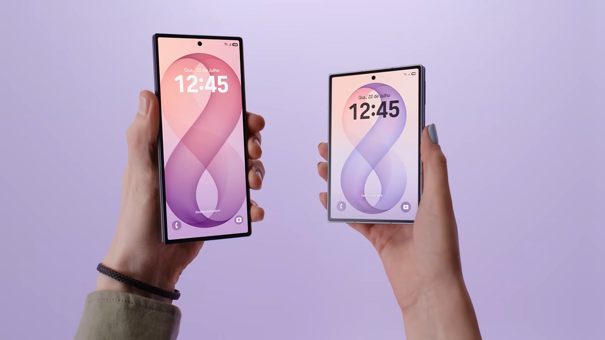 Multitarefa de verdade: Galaxy Z Fold 8 supera iPhone Duo no suporte a aplicativos em telas dobráveis