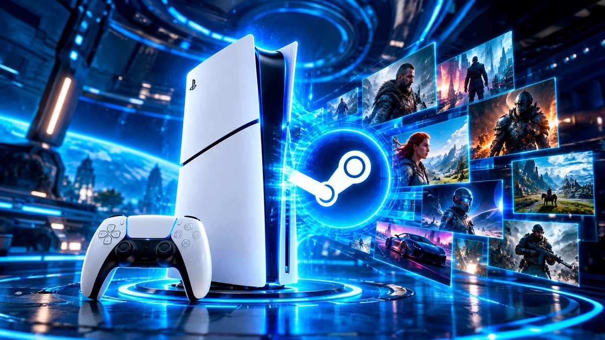 Desbloqueio do PS5 permite rodar jogos do Steam direto no console