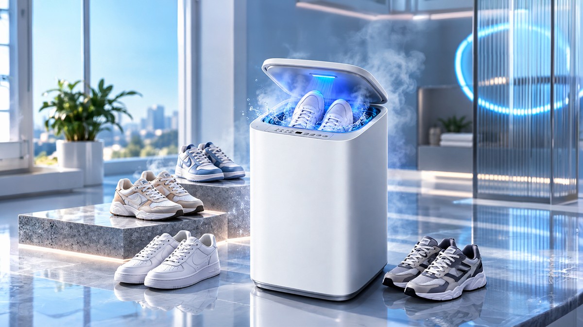 Xiaomi lança máquina que lava e esteriliza até 4 pares de tênis
