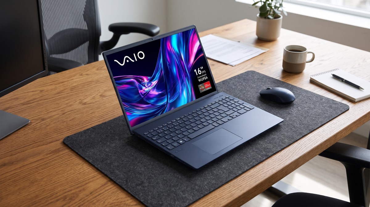 VAIO FE 16 em oferta: mobilidade, tela antirreflexo e Wi-Fi rápido para home office