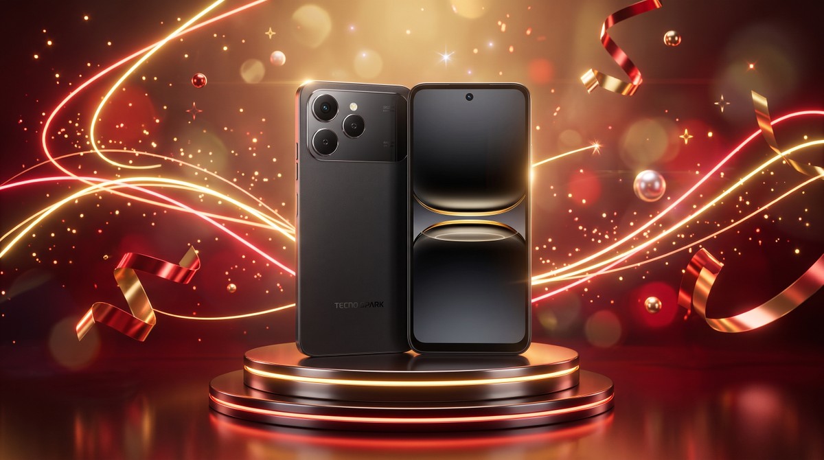 TECNO Spark 40 com 256 GB e câmera de 50 MP com preço imperdível nessa oferta