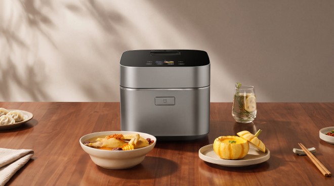 Xiaomi apresenta panela de arroz inteligente com cuba de titânio e 3.00 0 programas de cozimento