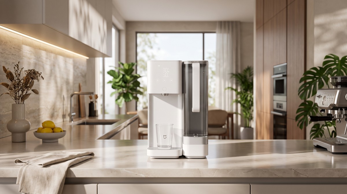 Xiaomi lança purificador inteligente que reconhece copo e aquece água em 3s