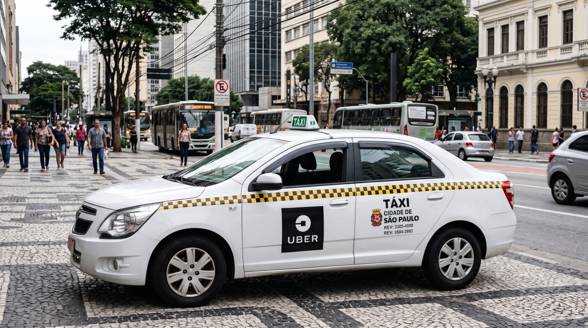 Uber anuncia expansão da categoria de táxi no app para mais 12 cidades; veja a lista