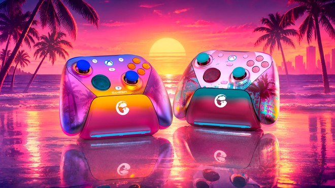 GameSir G7 Pro lança versões com estética de GTA 6 e visual retrô para XBOX, PC e celulares