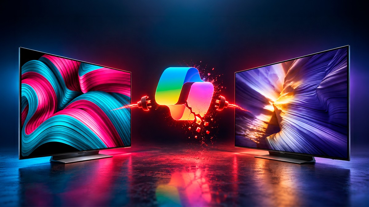 Microsoft encerra suporte do Copilot em smart TVs Samsung e LG