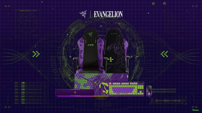 Razer lança coleção EVANGELION (EVA-01) para colecionadores de anime e gamers