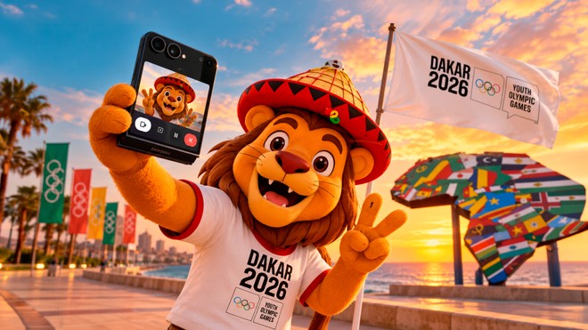 Galaxy Z Flip 8 será celular oficial dos Jogos Olímpicos da Juventude Dakar 2026